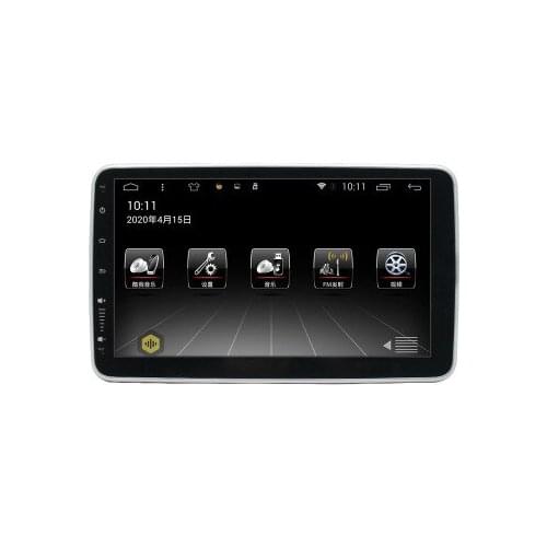 Tempered Glass Slot AUX Input Digital front Panel Electronics In-Dash FM WIFI Stereo Mirror Link Car Radio