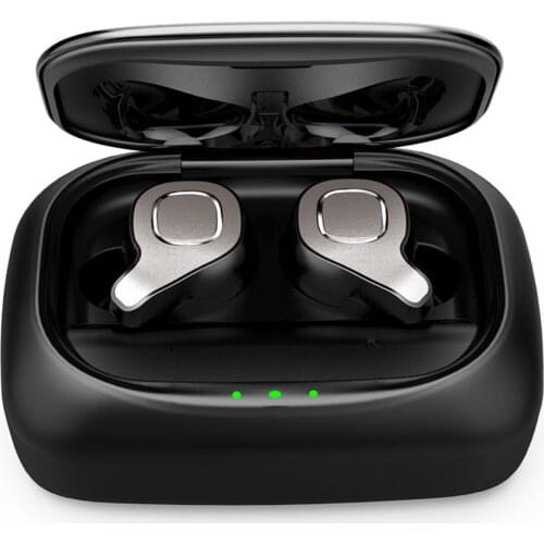 Dual Connect Bluetooth 5.0 Earphones HIFI TWS True Wireless Earbuds with Mic Waterproof Mini Stereo Deep Bass High-Resolation