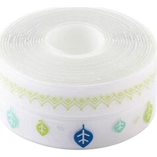 Waterproof Tape Anti-Mildew Tape Cute Self Adhesive Sealing Caulk Strip Tape for Bathtub Kitchen Sink Toilet Wall Edge Protect