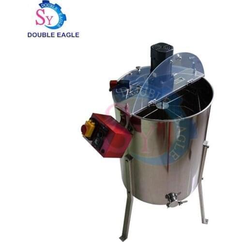 High quality stainless steel automatic 4 Frame Electric 304 Stainless Steel Honey Extractor/Manual Honey Centrifuge