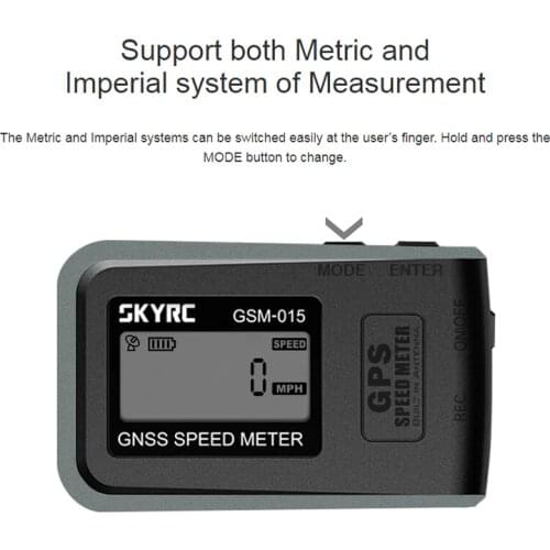 SKYRC GSM-015 GNSS GPS High Precision GPS Speed Meter for RC FPV Multirotor Quadcopter Airplane Helicopter GPS meter