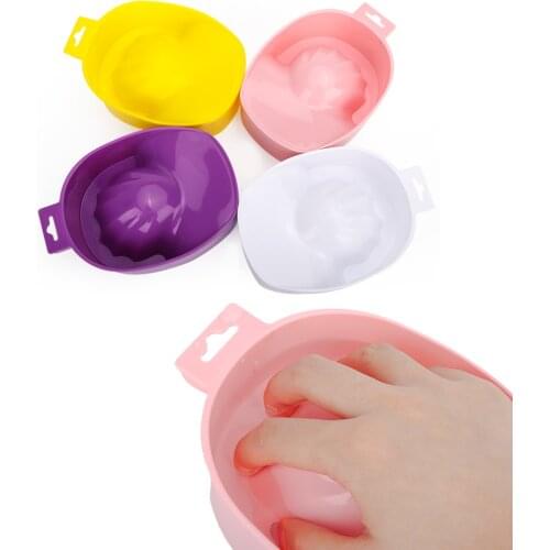 1pc Nail Art Hand Wash Remover Soak Bowl DIY Salon Nail Spa Bath Treatment Manicure Tools Nail Salon Supplies and Tools