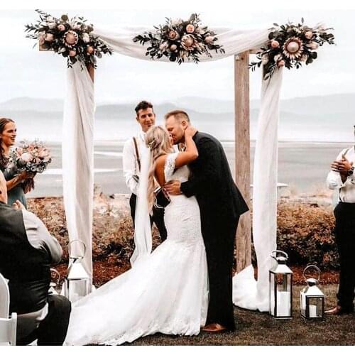 Tulle Roll Organza Tulle Wedding Ceremony Party Home Decoration Wedding Flowers Arch Organza Fabric Chair Sash Table Skirt DIY