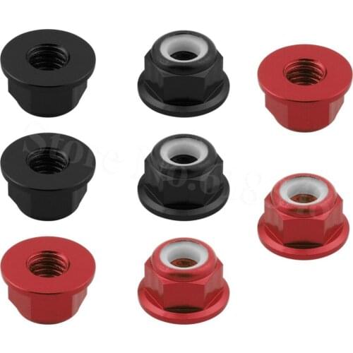 8PCS Aluminum M5 Lock Nuts CW CCW Nylon Self-Tightening RC Drone Quadcopter Motor Prop Adapter FPV Replacement Parts