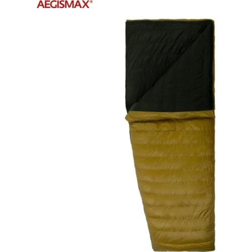 AEGISMAX LIGHT Camping Ultralight 800FP Sleeping Bag Envelope Type Splicing Goose Down Outdoor Hiking Warm Sleeping Bag