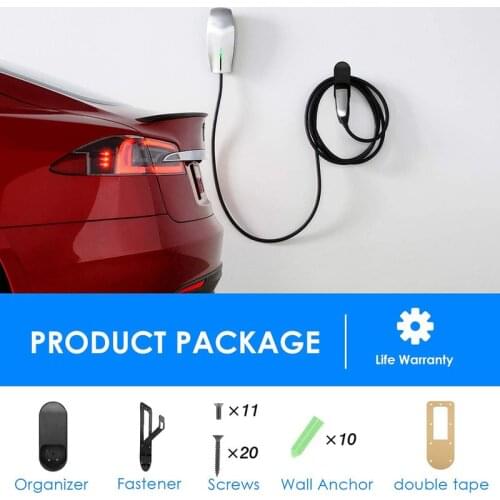 Car Charging Cable Organizer For Tesla Model 3 S X Y Accessories Wall Mount Connector Bracket Charger Holder