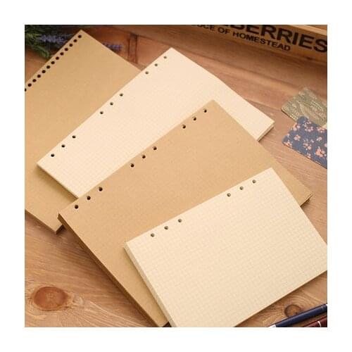 DIY Ring Binder Notebook A5 Refill Loose Leaf Spiral Notebook B5 Notebook Paper With Notebook Cover