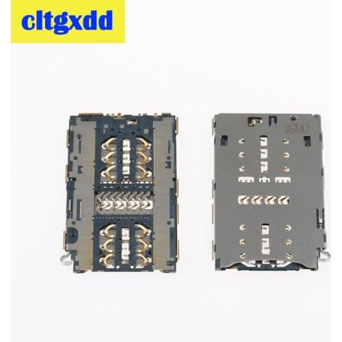 Cltgxdd Sim Card Reader Slot Tray Module Holder Connector sim adapter socket For Huawei nova lite P10 lite V9 Play Mate10 20lite