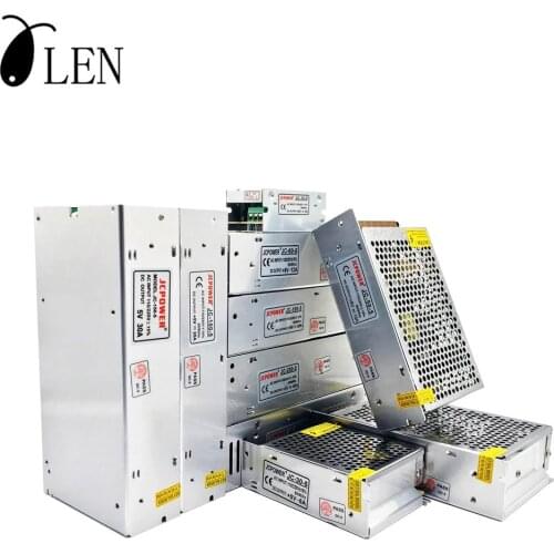 Power Supply Lighting Transformer AC 110V 220V To DC 5V Adapter 5A 10A 12A 20A 30A 40A 60A 70A For Led Strip Tape Switch Driver