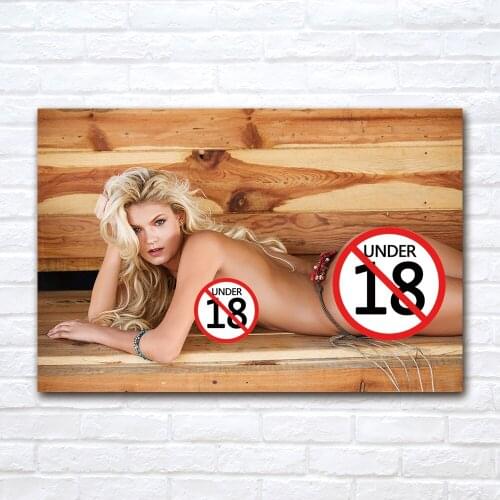 Hot Blonde Beauty Modern Pop Art Canvas Painting Wall Pictures for Living Room Home Decor Poster No Frame
