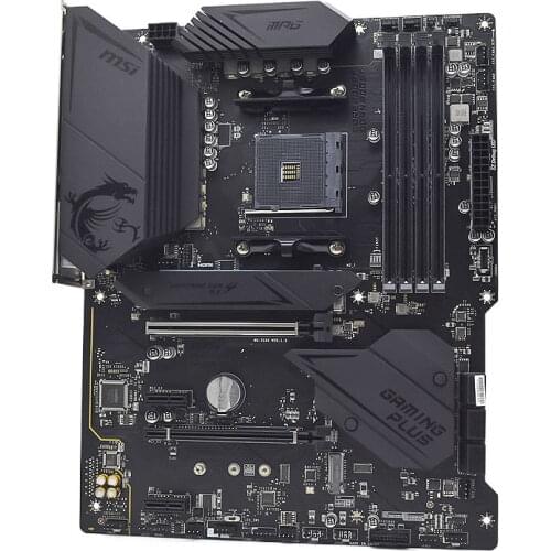 MSI MPG B550 GAMING PLUS Motherboard for 3rd Gen AMD Ryzen SOCKET AM4 DDR4 4400(OC) MHz PCIe 4.0 M.2 99%New Desktop Motherboards