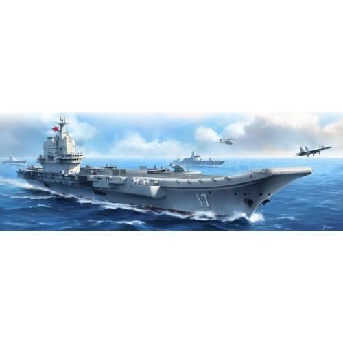 MENG PS-006 1/700 Scale Chinese Navy aircraft carrier Shandong Plastic Model Kit