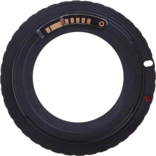 Metal AF Confirm M42 Bayonet Mount Lens Adapter for Canon Eos 5D 7D 60D 50D 40D 500D 550D Black