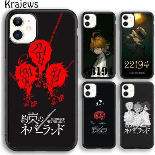 Krajews Anime Promised Neverland soft Phone Case Cover For iPhone 5s SE 2020 6s 7 8 plus X XS XR 11 12 mini pro max coque Shell