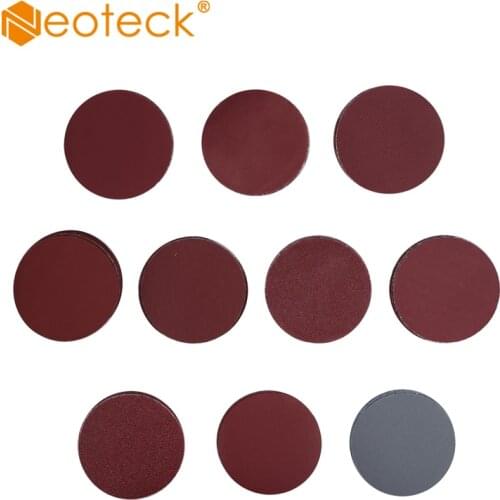 Neoteck 100 Pcs 3" 75mm Sander Sanding Discs Pads 80 - 3000 Grit Hook & Loop Sandpaper Sanding Disc