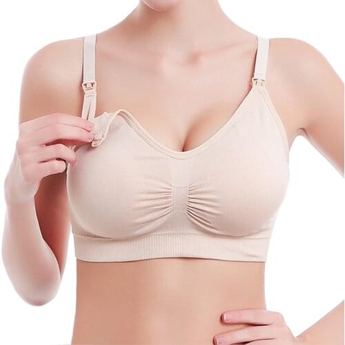 Pregnant Women Underwear Breast Feeding Nursing Bra Cotton Breastfeeding Maternity Bra Front Nursing Bras for Mothers
