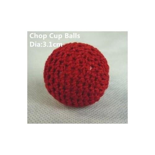 Chop Cup Balls (With Magnetic),Diameter 3.1cm - Magic Tricks,Close Up,Stage Props,Comedy,Magic Accessories,Gimmick