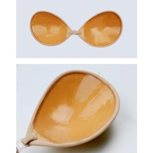 Beautiful sexy strapless push up wedding dress silicone bra invisible silicone bra for bride