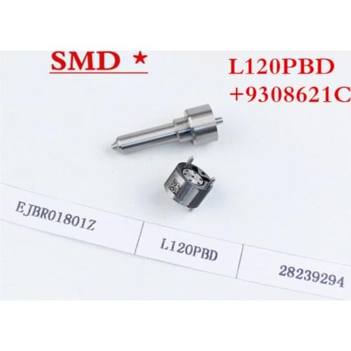 L120PBD nozzle with control valve 9308-621C repair kit injector repair kit for diesel injector model EJBR01801Z high quality