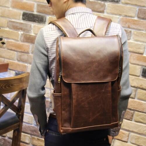 Tidog Men's Leather Backpacks