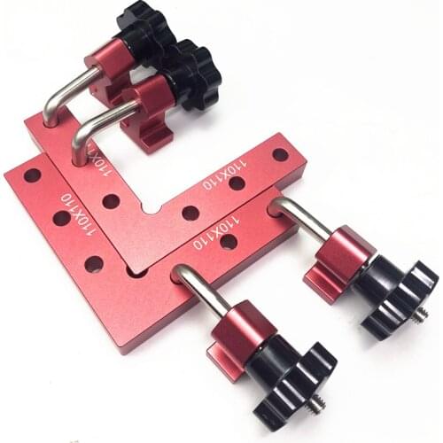 120mm 140mm 160mm Aluminum Alloy 90 Degree Positioning Squares L Shape Corner Clamp Wood Metal Welding Fixing Tool Wooden Tools
