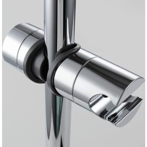 High Quality Shower Bracket Shower Rail Holder 20~25mm ABS Chrome Shower Head Holder Adjustable Bathroom Accessories Universal