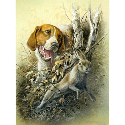 YIKEE diamond painting dog,cross stitch diamond,diamond mosaic paintings Y1725