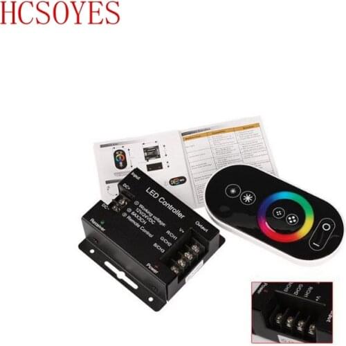 1pcs 12-24V 18A Touch Pad Panel RGB LED Controller