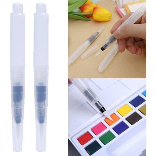 1pc Refillable Water Brush Ink Pen for Water Color Calligraphy Painting Illustration Pen Office Stationery