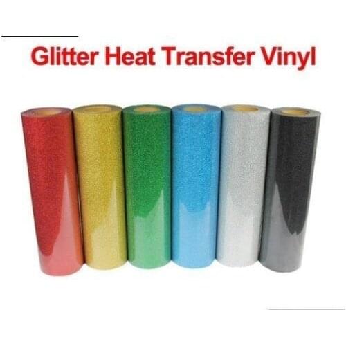 1yard Glitter Heat Transfer Vinyl Film Heat Press Cutter Plotter
