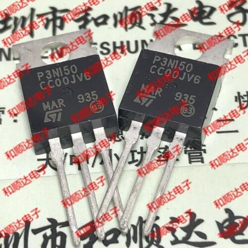 10pcs/lot P3N150 STP3N150 New Spot TO-220 1500V 3A