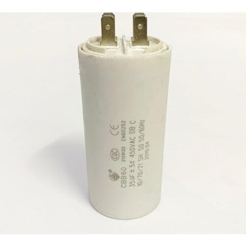 35uf,450v,50/60Hz,-25/70,four skewer slice, cylindrical.new capacitor