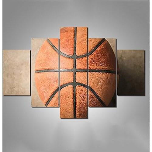 5 Pcs Basketball Player Kobe Black Mamba Wall Art Canvas Posters Pictures HD Prints Paintings Home Decor Accessories Living Room