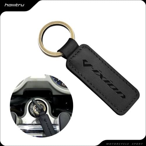 Motorcycle Keychain Motocross Cowhide Key Ring Fits for Yamaha V-IXION 150 155 R