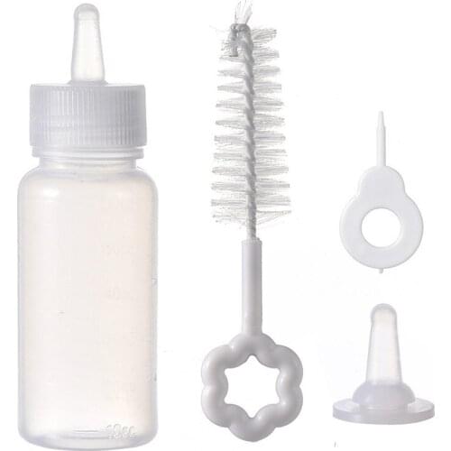 Legendog Puppy Kitten Feeding Bottle Set Pet Dog Cat Baby Nursing Water Milk Feeder With Cleaning Brush Cat Dog Drinking Bottle