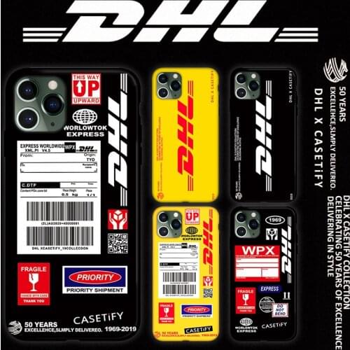 Dhl Express Soft Case For Iphone 12 Pro 12 mini 12 Promax 11 Pro X Xs Max Xr 8 7 6 6s Plus se Silicone Phone Cover Coque Fundas