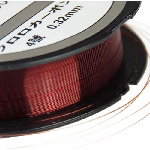 Fluorocarbon 100M Clear Fishing Line 3.5-40.5LB Carbon Fiber Leader Line Fly Fishing Line Line Super Strong Fishing Accessorie