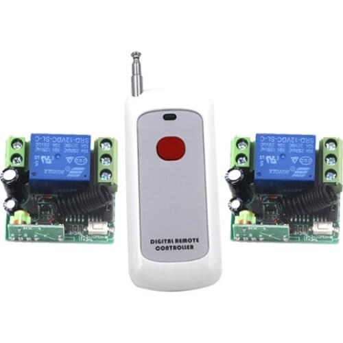 Hot Sales DC 12V 10A 1CH 315MHZ Wireless RF Remote Control Switch Transmitter+ Receiver 2016 New Free Shipping SKU: 5217