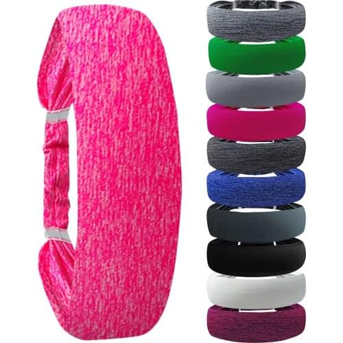 SAGACE Outdoor running Cotton Sweat Headband For Men Sweatband women Yoga Hair Bands Head Sweat Bands Yoga Sports Safety A424