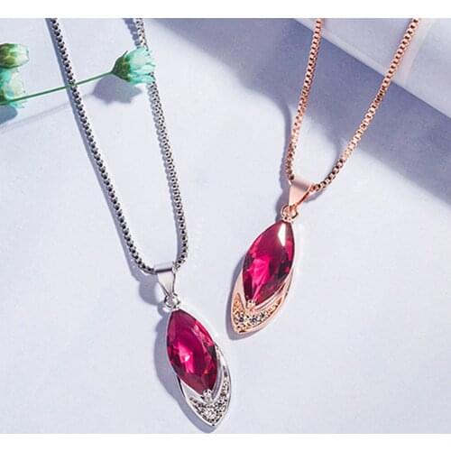 Crystal Necklace Women Long Chain Neck Decorations Rhinestone Fashion Jewelry Accessories Female Jewellery