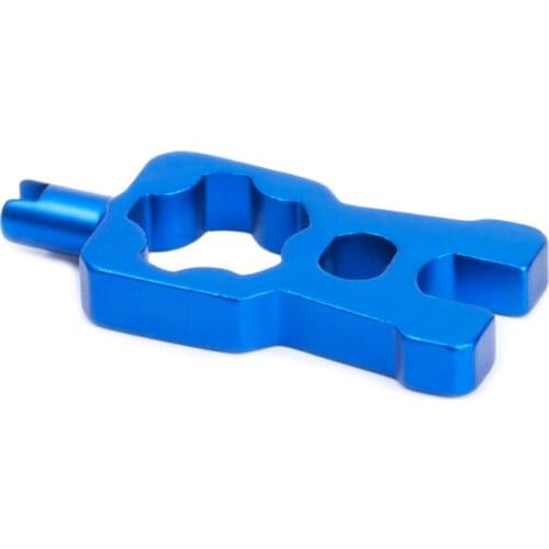 Multifunctional Bike Removal Spanner Valve Wrench Bicycle Tire Nozzle Disassembly Tool MTB Valve Core Nut Removal Spanner