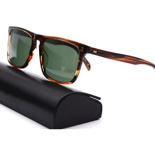Vazrobe Glass Mens Sunglasses Women Famous Brands Acetate Sun Glasses for Man Driving Quality 141-165mm Wide Sunglass Male