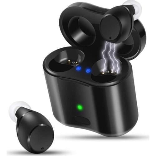 Rechargeable Hearing Device Super Mini Ear Hearing Aid Sound Hearing Aids Digital Hearing Amplifier for The Elderly Audifonos