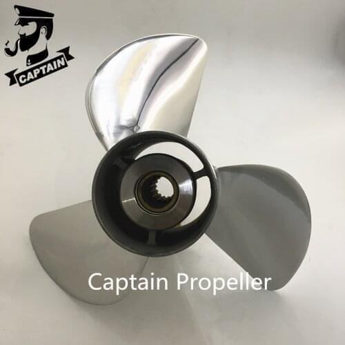 Captain Propeller Stainless Steel 13 7/8x17 Fit Honda Outboard Engine BFP60HP BF90 BF115HP 15 Splines LH 58133-ZW1-B17HR