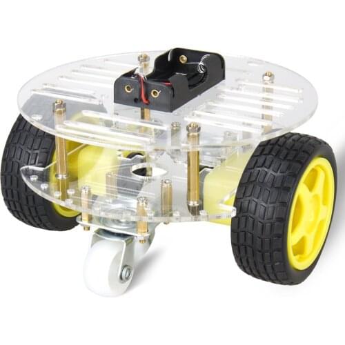 Smart Car Chassis 2wd / Robot Tracing Strong Magnetic Motor Car RT-4 / Avoidance Car with Code Disk for arduino