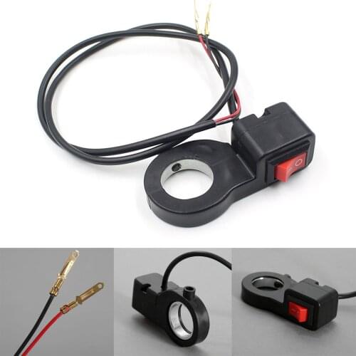 7/8 inches Motorcycle Switch Electric Bike Scooter ATV Quad Light Turn Signal Horn ON OFF Button For Dia.22mm Handlebars