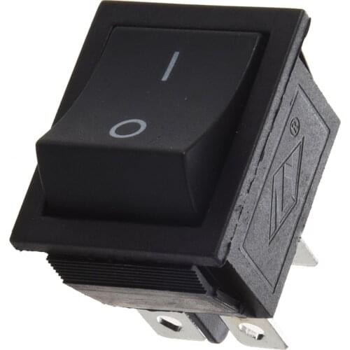 Top quality AC 250V 16A 4 Pin ON/OFF I/O 2 Position DPST Snap in Boat Rocker Switch 28x21mm