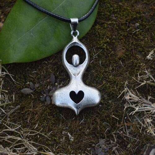 12pcs witch goddess necklace Spiral Fertility Goddess Pagan Wiccan Jewelry Witch Gift for Men Women