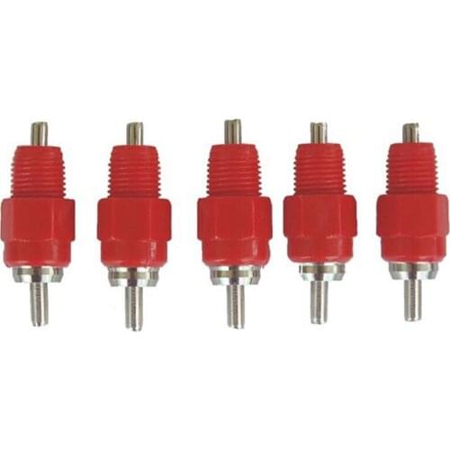 5pcs Water Nipples Stainless Steel Ball Drinker Poultry Chicken Duck Screw