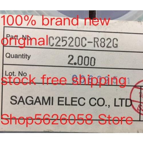 C2520C-R82G SMD 100% new original freeshipping STOCK 50PCS-2000PCS/LOT